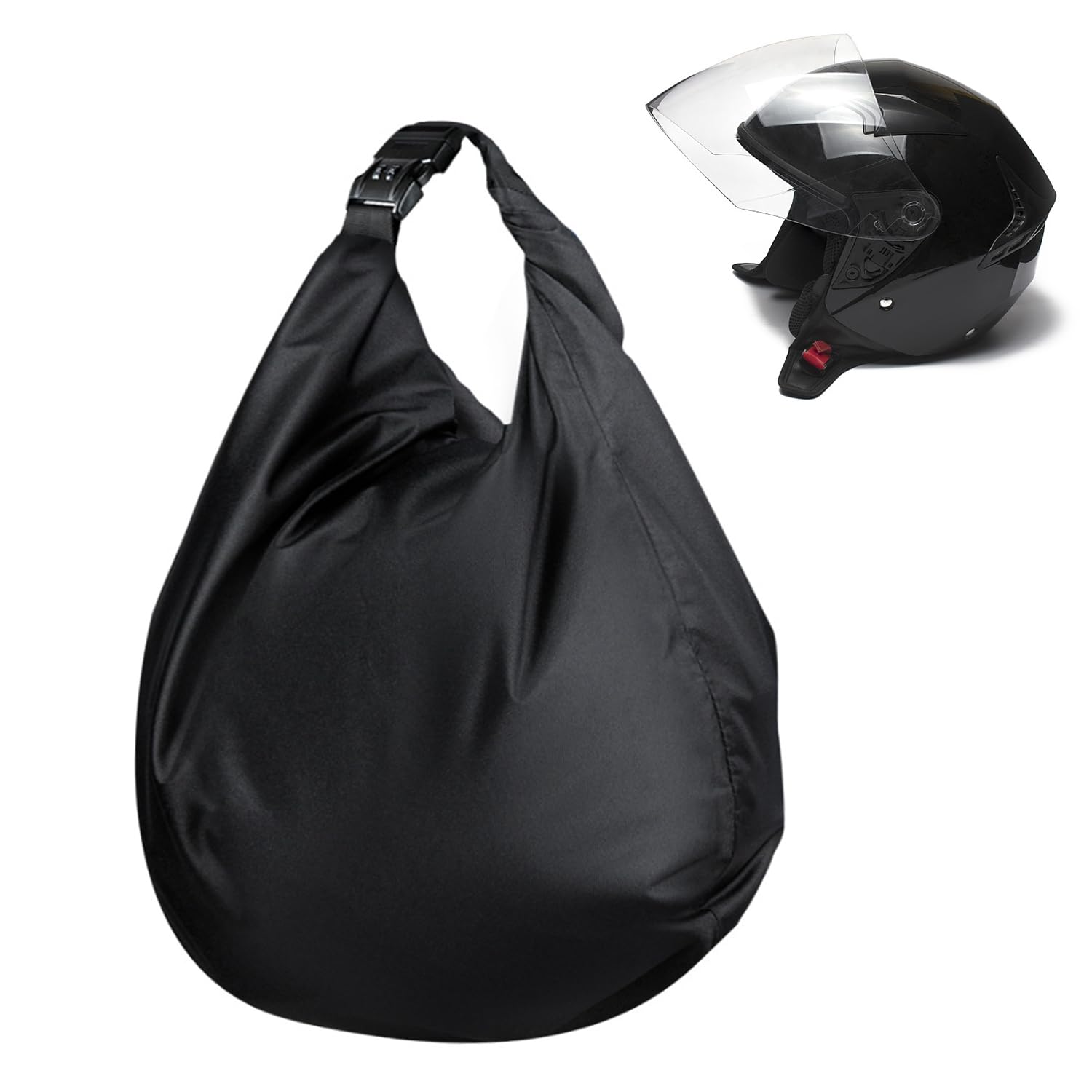 30L Borsa Casco Universale Pieghevole Portatile Impermeabile, Adatta per Caschi da Moto, Completi e Mezzi