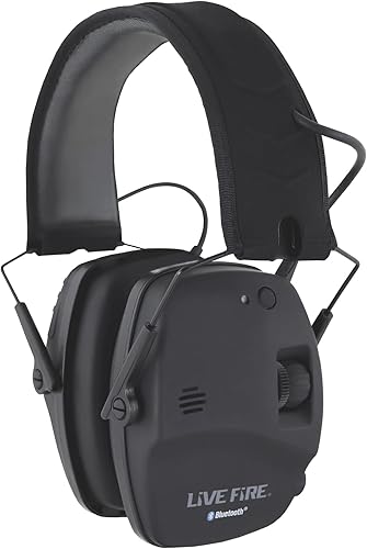 Miniatura 1 de Mack's Live Fire BTX - Orejeras electrónicas con tecnología inalámbrica Bluetooth para caza, táctica, objetivo, skeet y tiro de trampa