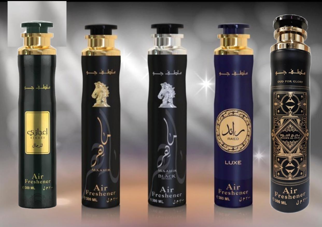 Air Freshener EJAAZI BADEE AL OUD RAEB LUXE MAAHIR BLACK EDITION MAAHIR ALL 300 ML
