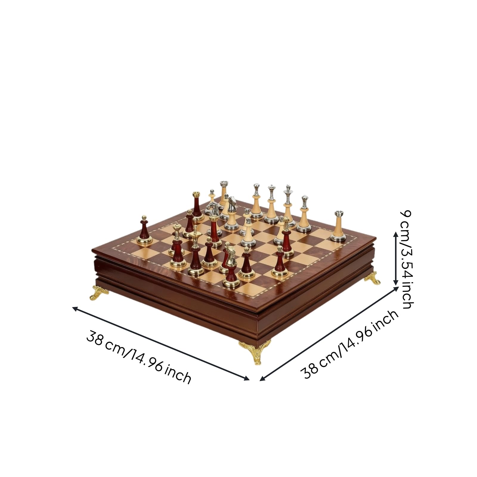 Échiquier Tiroirs Table | Magnétique, pr lon, Adultes
