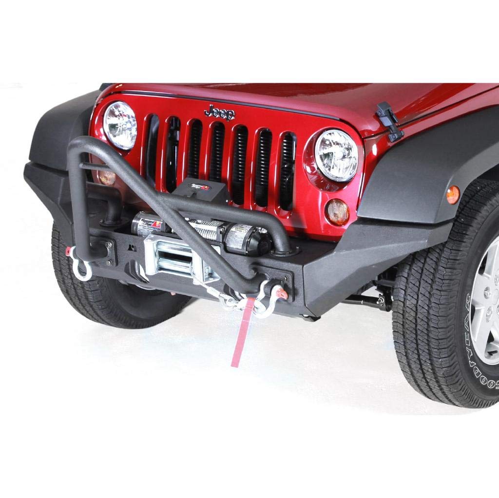 ジープ　バンパー Amazon | [Rugged Ridge (ラギッドリッジ) 正規品] クリアランスエンド