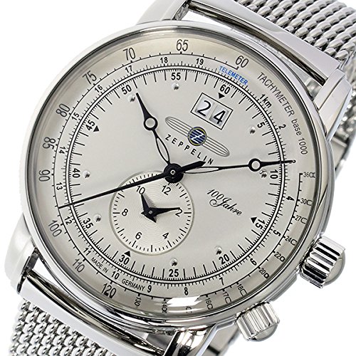 Zeppelin 100 Years of ED. 1 Analog White Dial Men's Watch-7640M1 - Image 2
