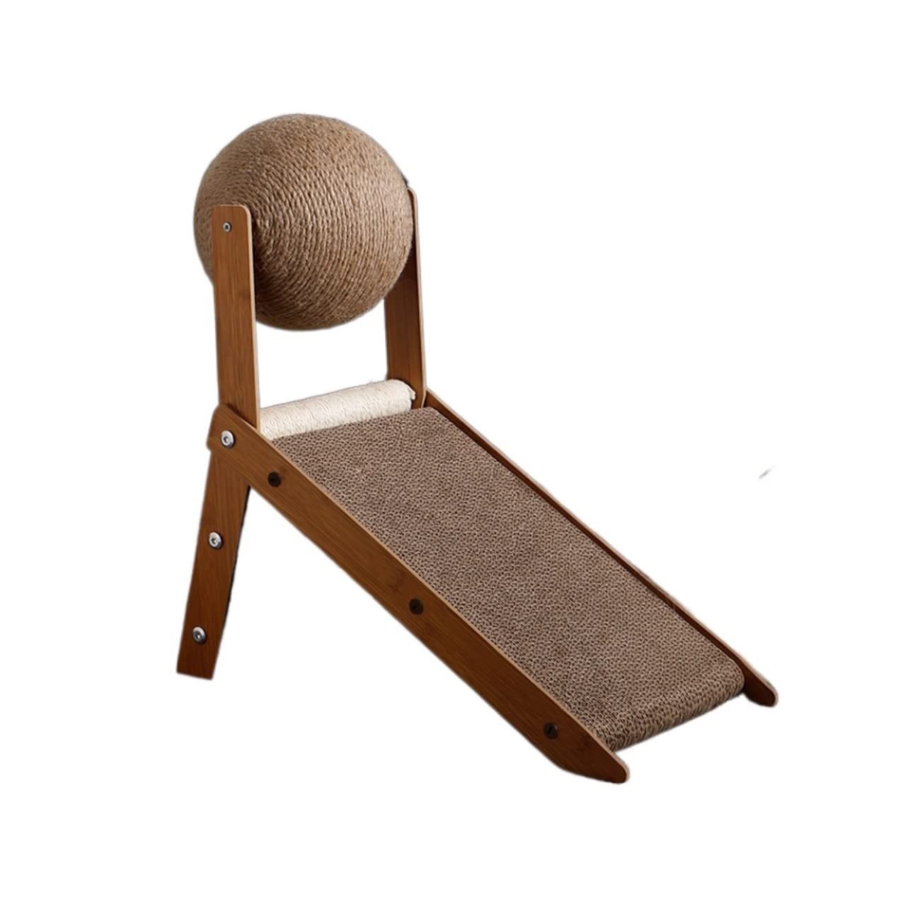 Rascador de cartón Tablero for rascar gatos resistente al desgaste que no se desprende vertical molinillo de bolas for rascar gatos juguete for gatos tablero for garras resistente a los arañazos Jugue