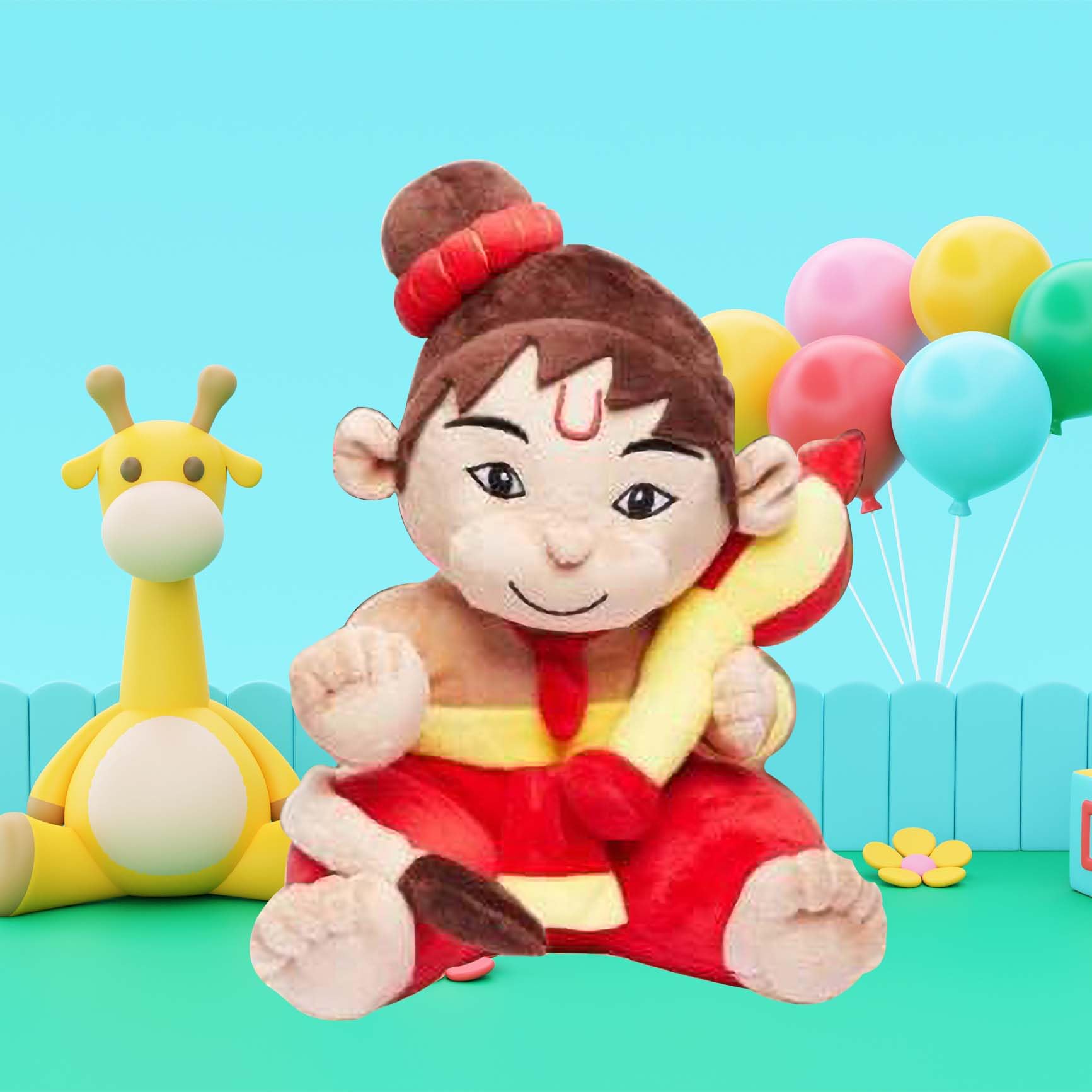 Tickles Baby God Hanuman Soft Stuffed PlushToy | Best Gift for Infants, Toddlers & Babies (Size: 20 cm; Color: Red) (B0CCKYKHS8) Amazon Price History, Amazon Price Tracker