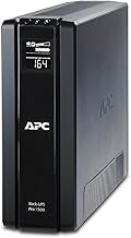 APC UPS 1500VA Battery Backup Surge Protector, BR1500G Backup Battery Power Supply with AVR