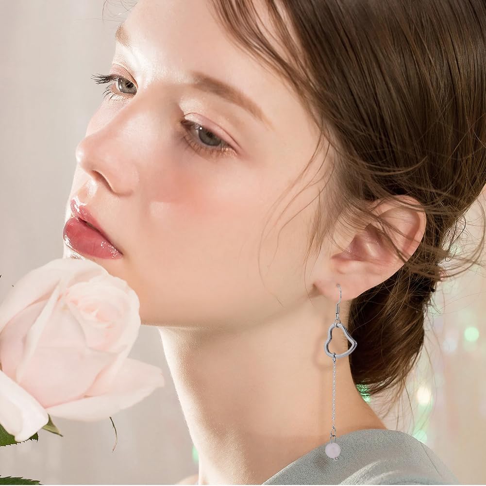 DICOSMETIC 50Pcs Heart Link Charms Stainless Steel Linking Ring Heart Jewelry Connectors Link Pendants for DIY Bracelets Jewelry Making, 14.5x15x1.5mm - Image 7