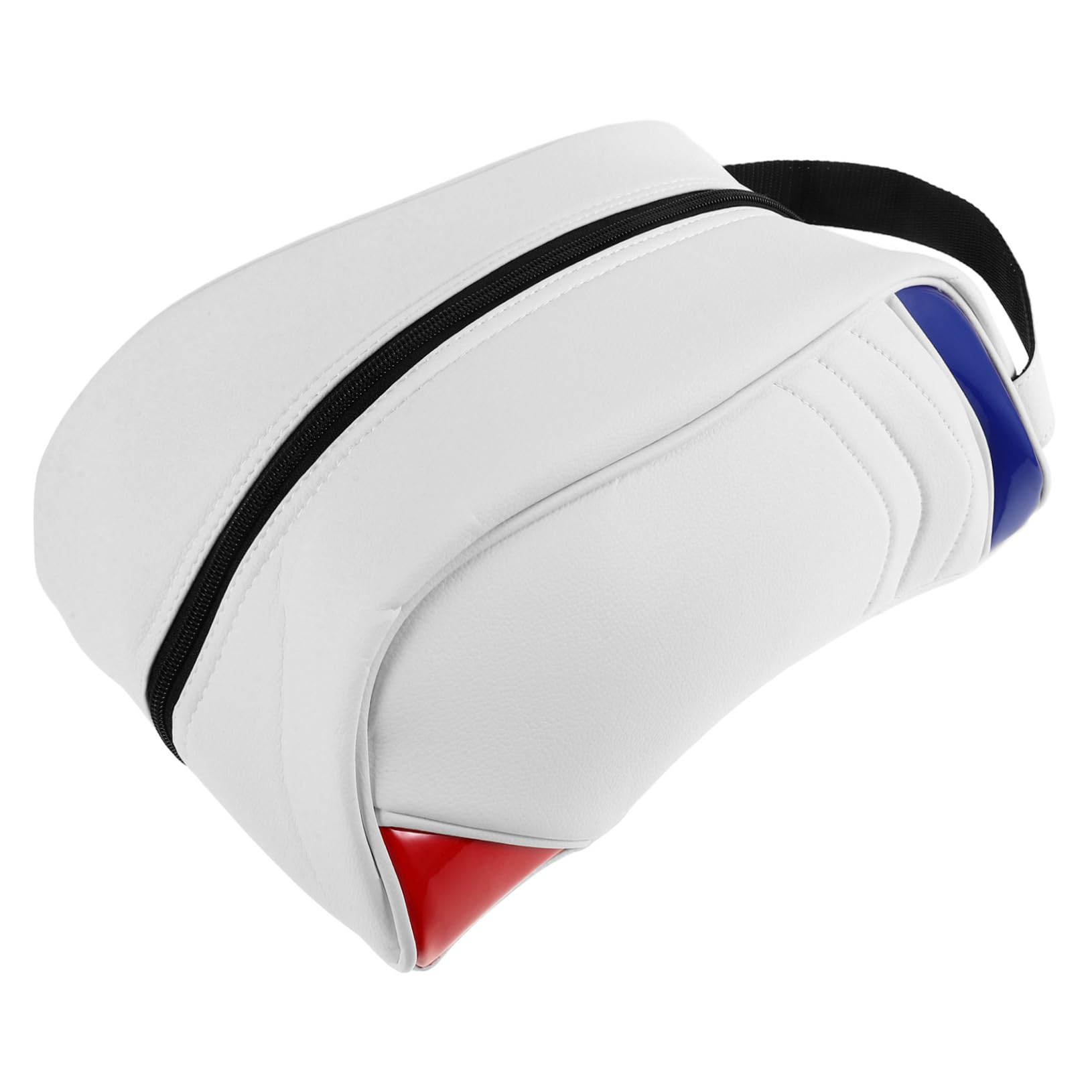 OSOLADY Golf Shoe Travel Organizer PU Shoe Carrier with Zippered Closure for Efficient Golf Gear Storage Compact and Portable Design for Travel Gym Soccer and Cycling