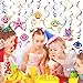 Tinabless Shark Hanging Swirl Decorations, 30 Ct Little Shark Birthday Party Decorations for Shark Theme Birthday Baby Shower Festival Party, Kids Shark Party Supplies