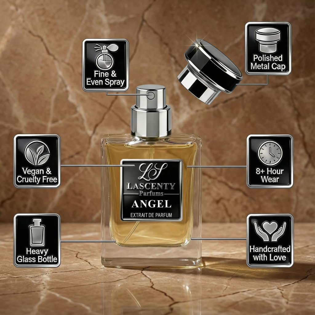 ANGEL Inspired by K|.LIAN Angels' Share, Warm Spicy Gourmand Perfume and Cologne for Men and Women, Long Lasting Intense Fragrance with Strong High Projection, 50 ml EDP