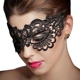 Masquerade Mask for Women Lace Mask for Venetian Halloween Mardi Gras Party Costume Mask for Women