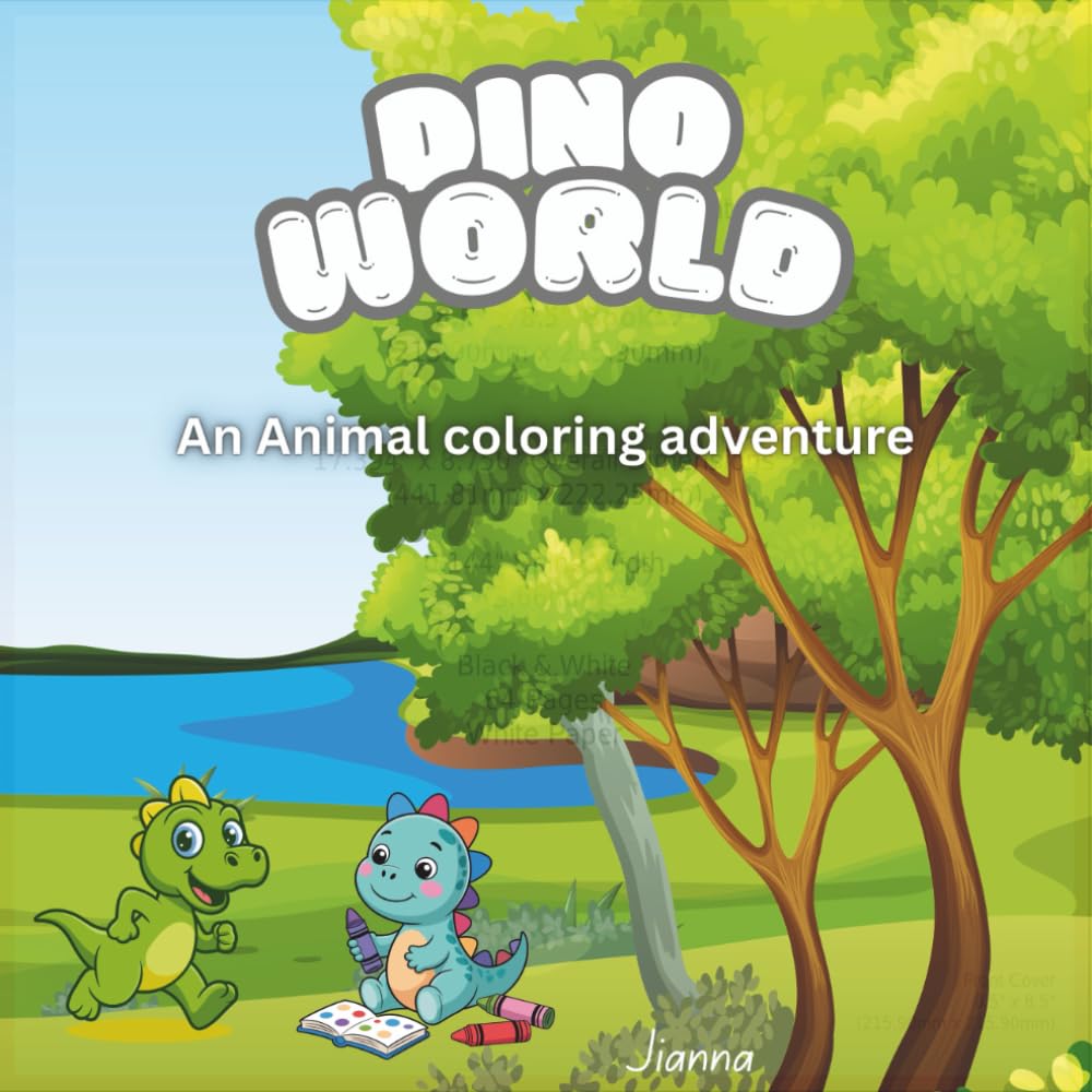 Dino World: An Animal coloring Adventure