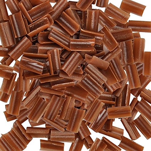 E-TING 100pcs Hair Extensions Keratin Bonding Glue Fusion Nail U Tips (Brown)