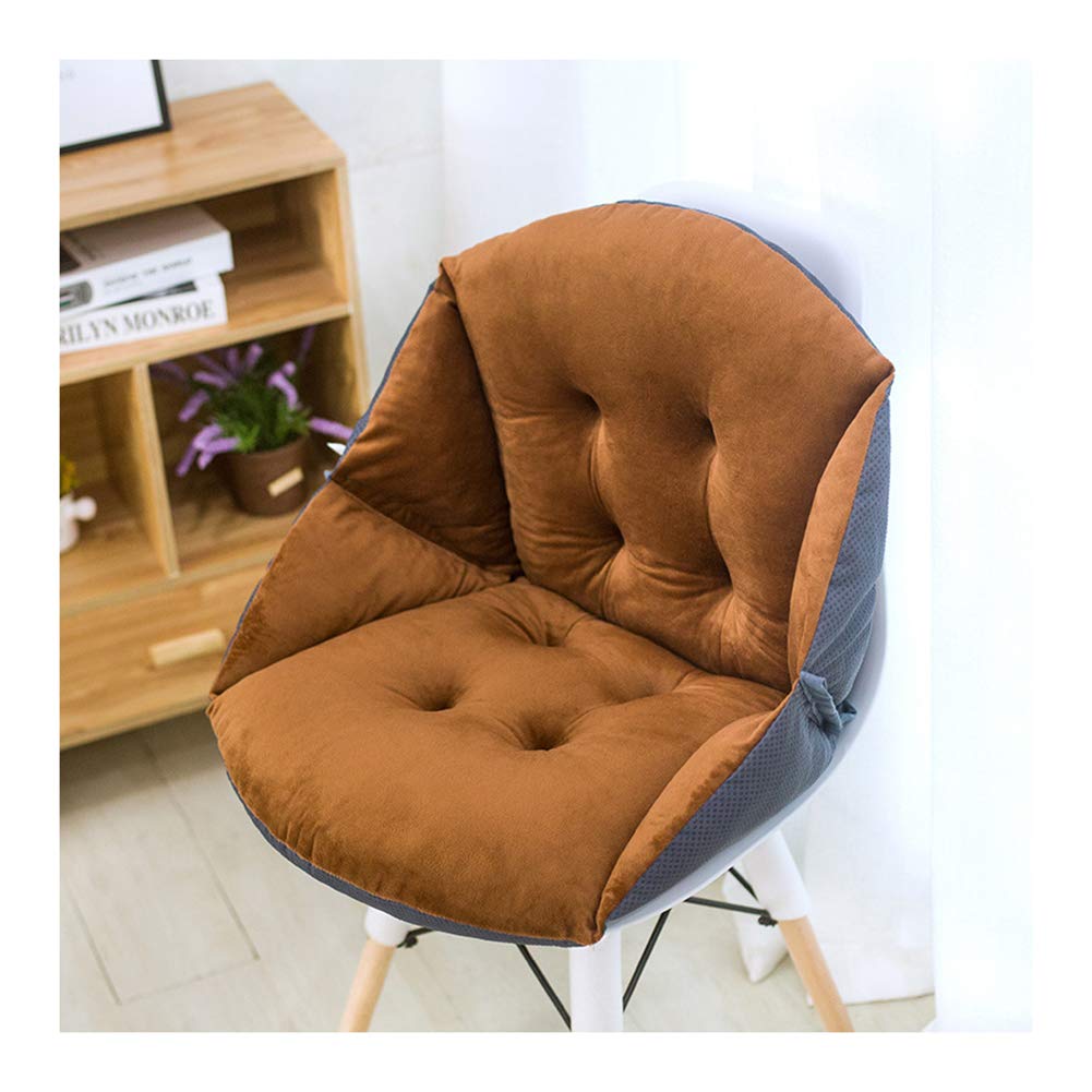 HONGBI Seat Cushion Soft Premium Cushion Pads Provides Comfort for Car, Office Chair and Wheelchair for Hip Back Sciatica Relief Pain Coffee2 48x40cm