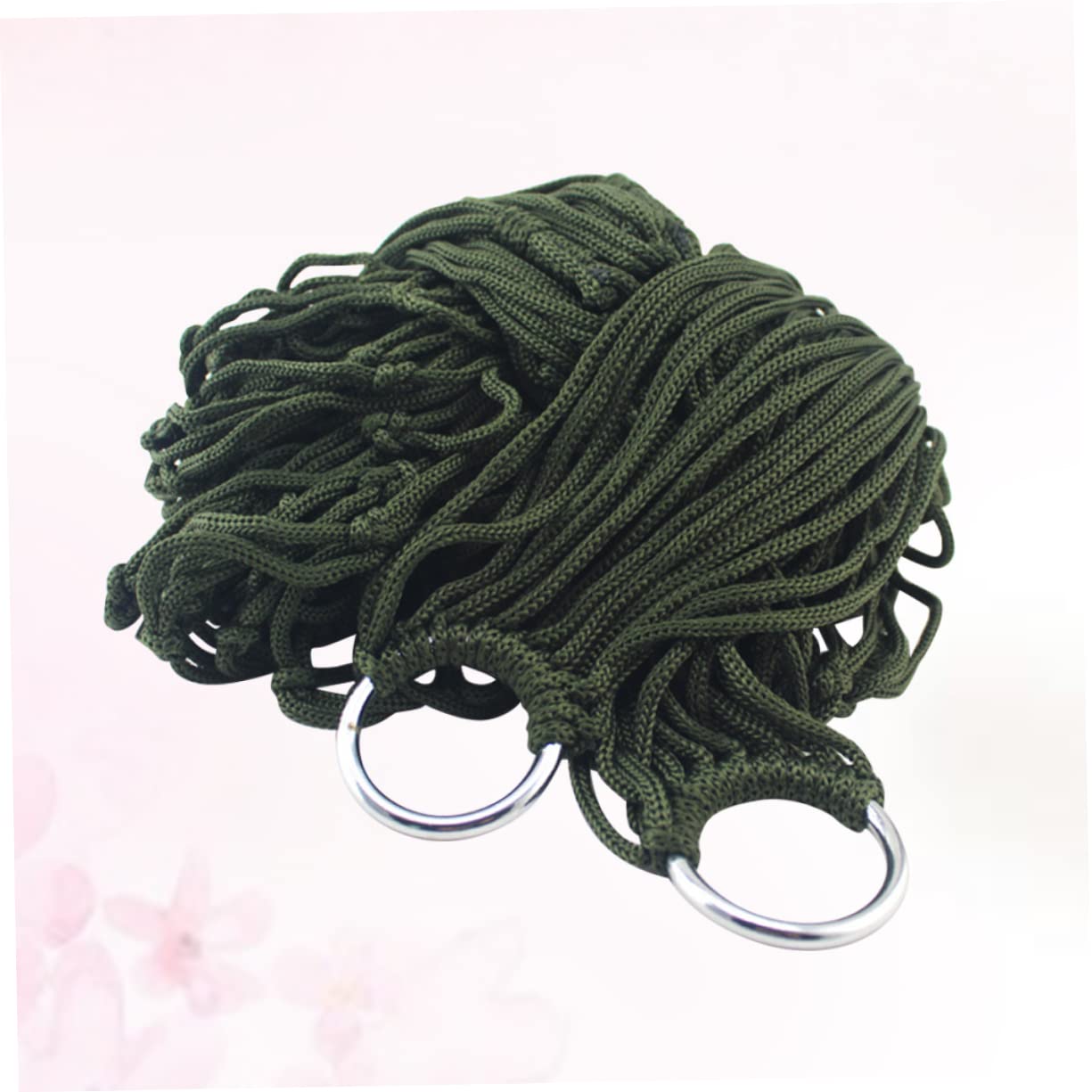 BESPORTBLE 4pezzi Hammock Portatile Nylon Resistente Letto Sospeso per attività Outdoor per Campeggio Escursionismo e Relax Giardino