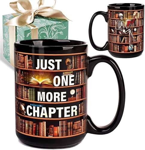 Funny Book Mug Gifts for Lovers - Just One More