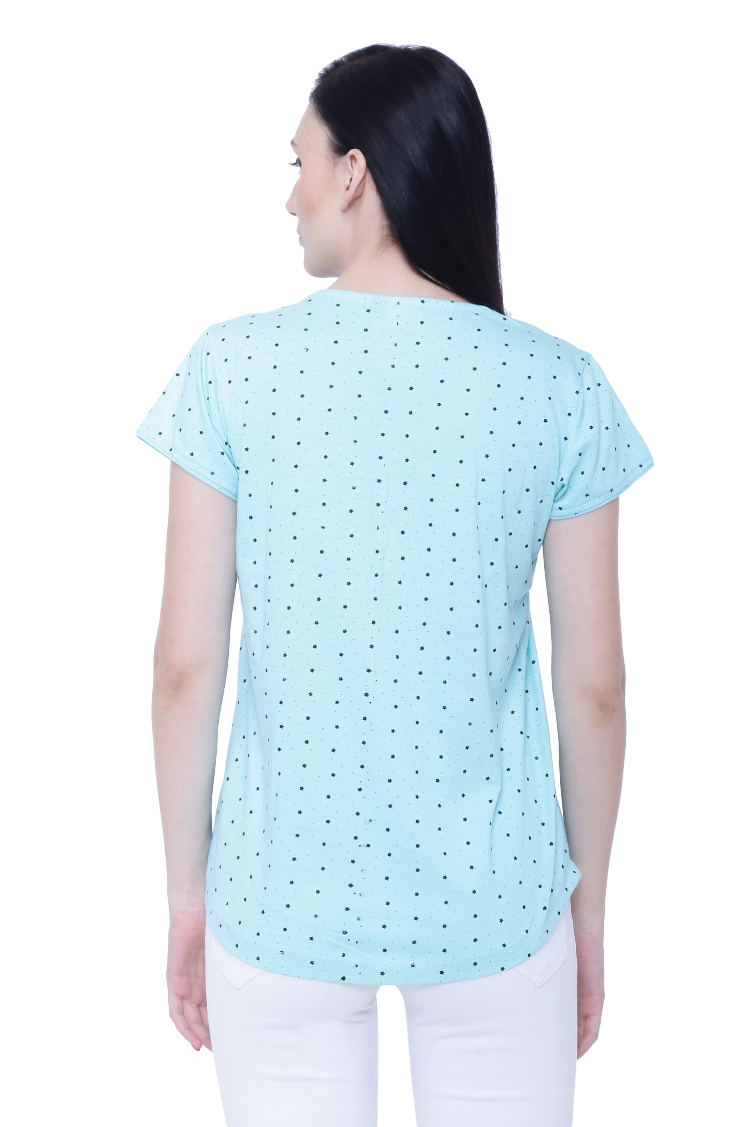 Warhammer Women's Top (BFT01_Blue_B_Star_M_Blue_M)
