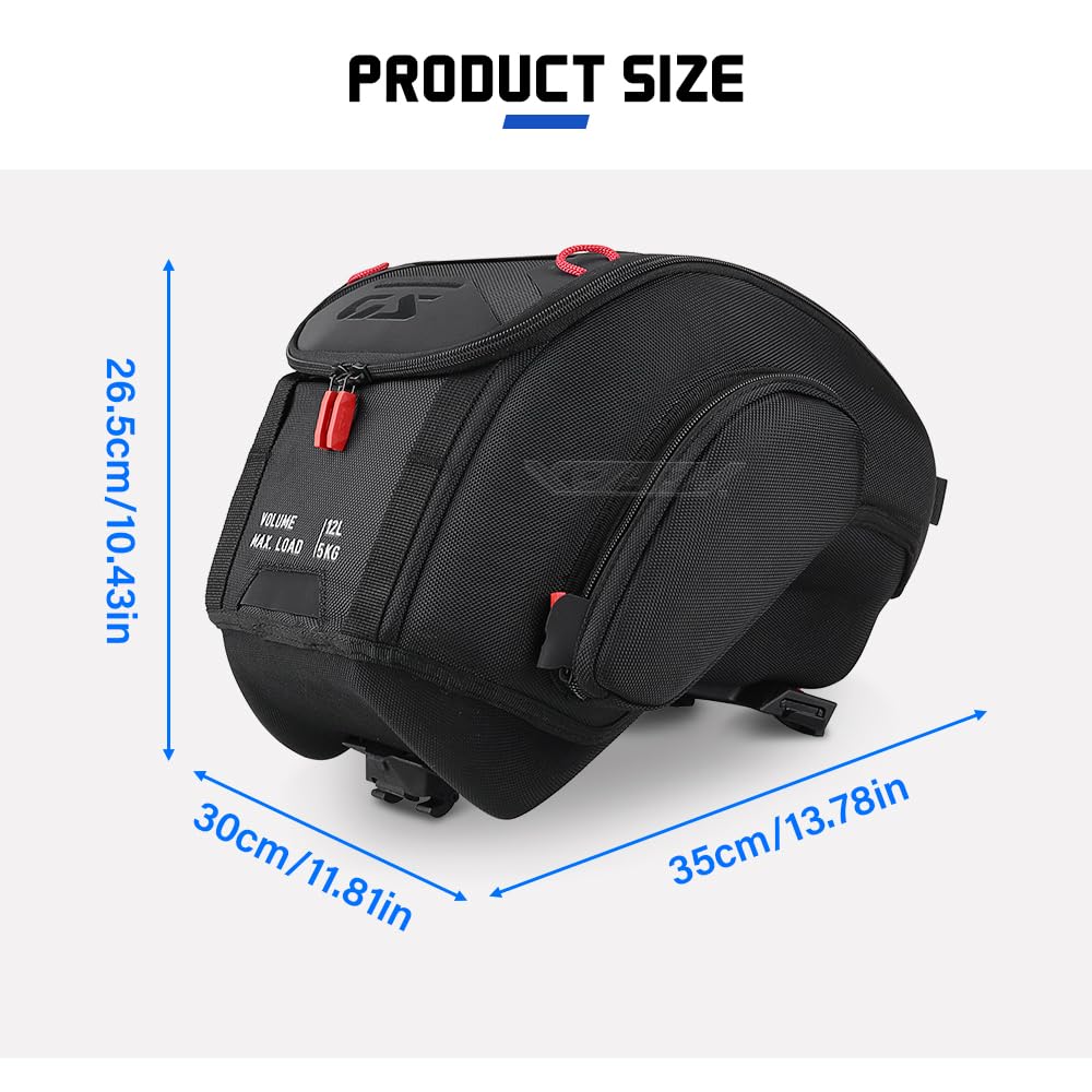 R 1300 GSA Quick Lock Fuel Borse Serbatoio Portatili per BMW R1300GS Adventure 2024 2025 12L Accessori