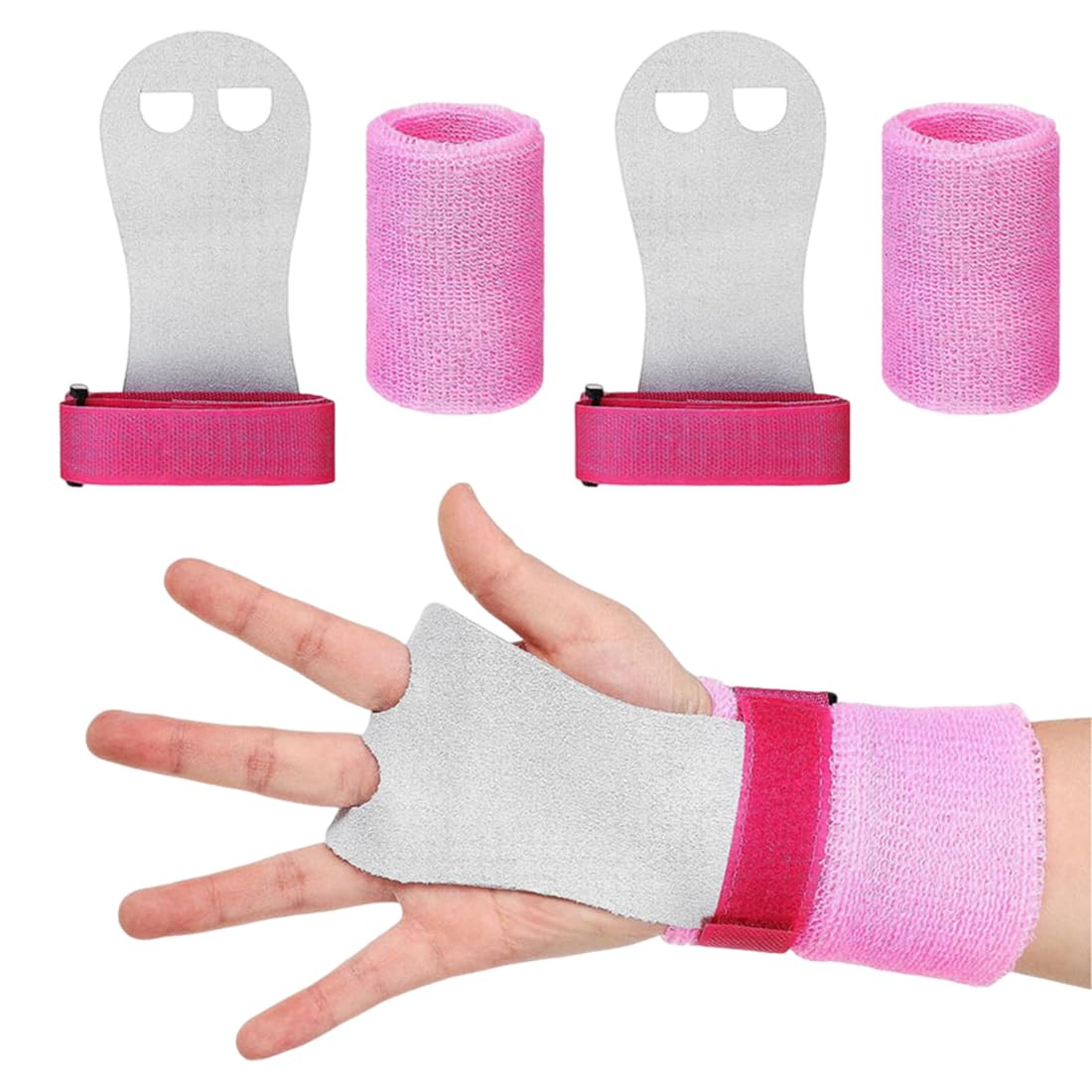 impugnature da Ginnastica per Ragazze e Ragazzi, impugnature per Le Mani, Protezione per i palmi e Supporto per Il Polso, Accessori Sportivi per Allenamento