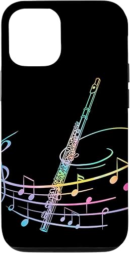 Funda para iPhone 1212 Pro de música clásica para flauta de orquesta flautista