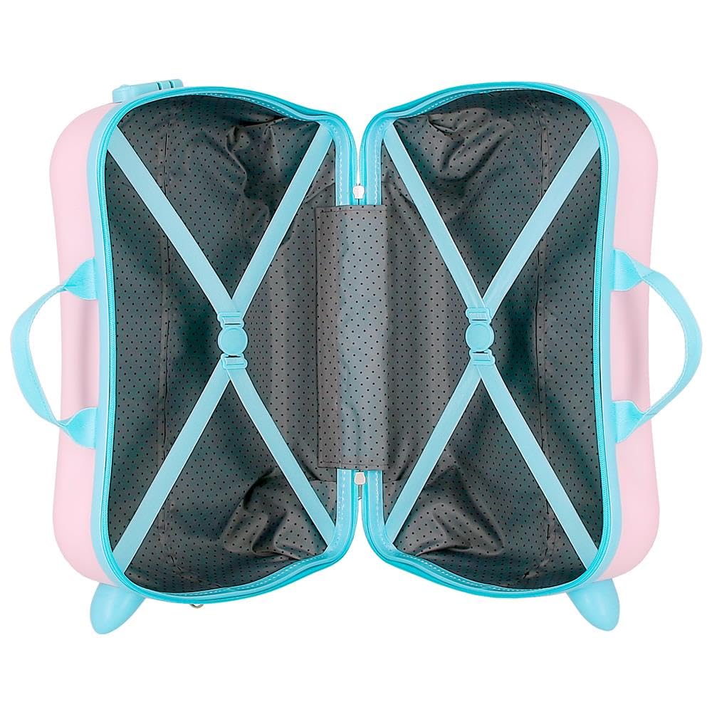 Joumma Disney Heart Stitch walizka dziecięca różowa 50 x 38 x 20 cm sztywna 1,8 kg zamek szyfrowy z boku ABS 1,8 kg 38 l bagaż podręczny, Różowy kolor, Talla única, walizka dziecięca