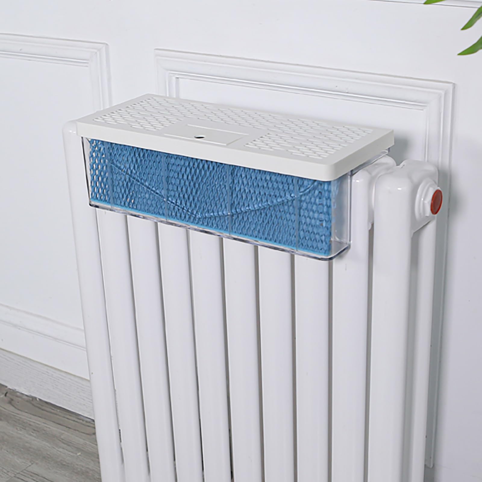Umidificatore Evaporatore Grande Capacità 6L Capacità di Accumulo dell'Acqua Umidificatori per Radiatori, Risparmio Energetico Trasparente(50cm/19.7in)
