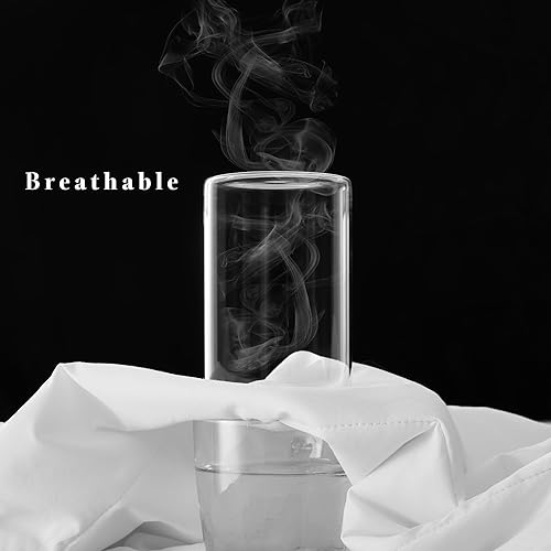 Miniatura 2 de Protector de colchón acolchado impermeable de algodón tamaño matrimonial, transpirable, suave, funda de colchón ajustable sin ruido, funda de cama