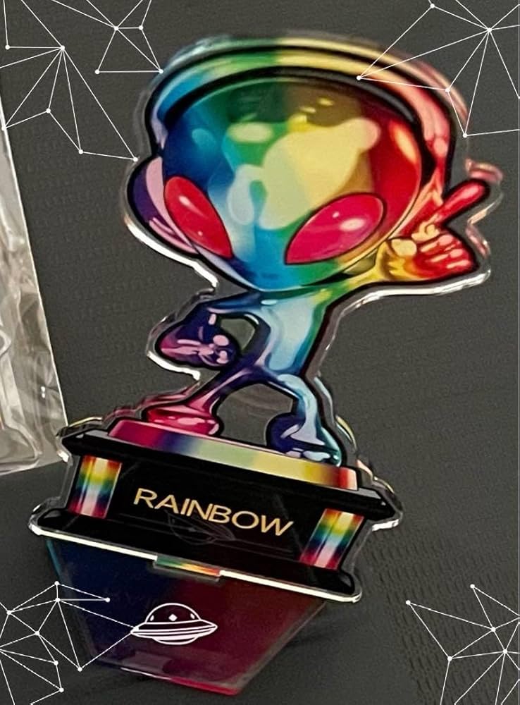 超希少　SSS‼️ランクの　サミー　エイリやん　トロフィー　虹柄　未開封・大サイズ Amazon.co.jp: 超希少 ランクの サミー エイリやん トロフィー