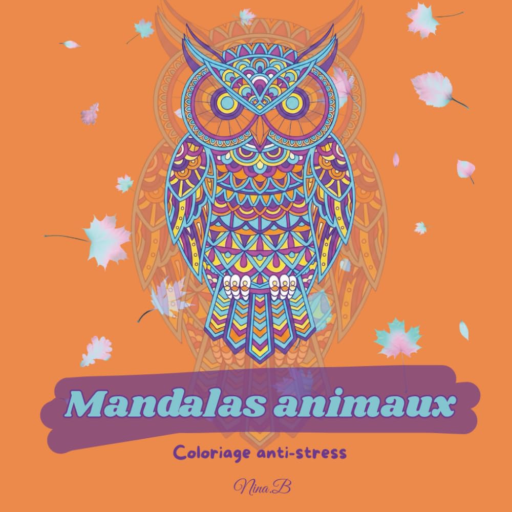 Mandalas animaux: Coloriage anti-stress