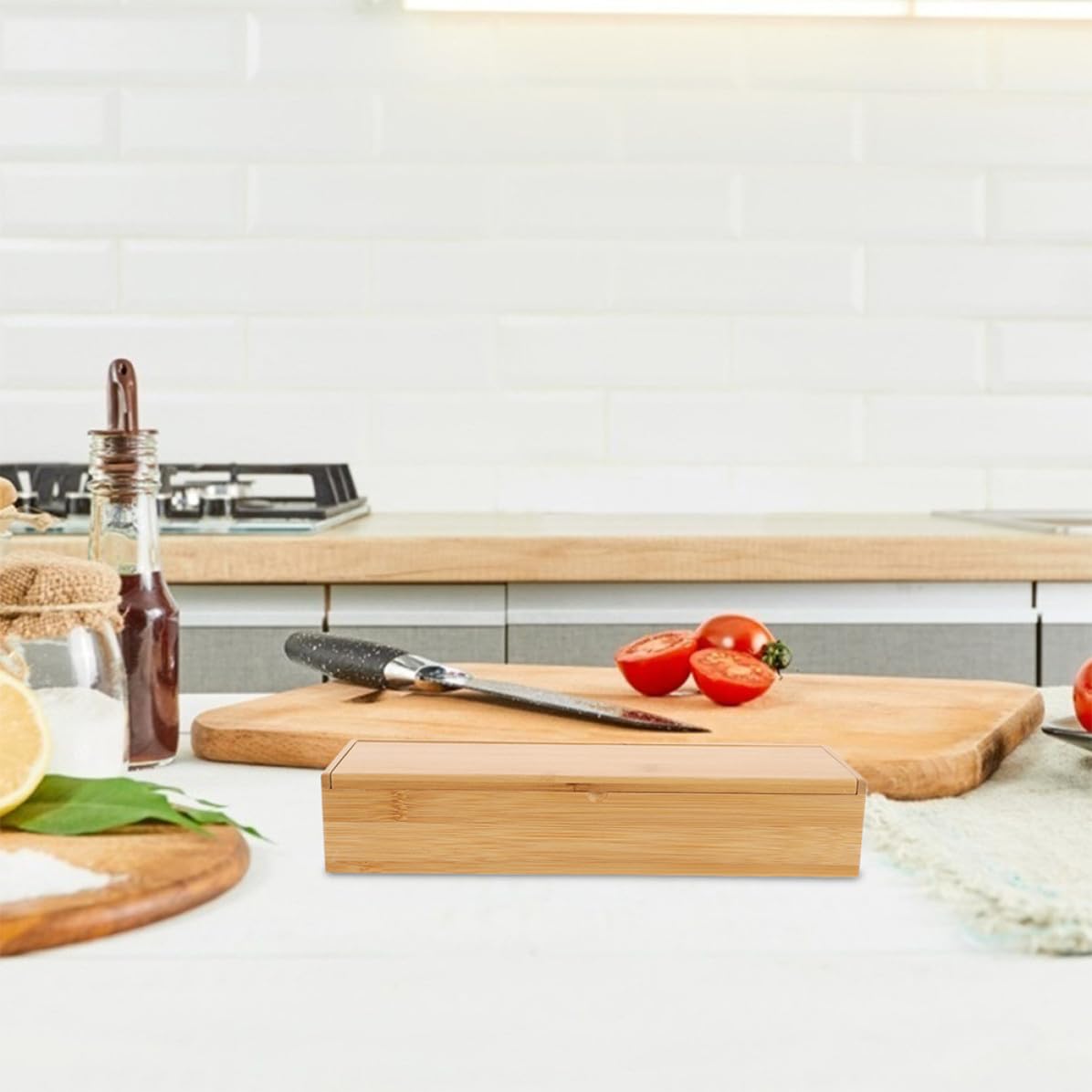 INOOMP Caja Organizadora de Cocina Adecuado para Cajones y Restaurantes 2 Piezas, Diseño Multifuncional y Fácil de Transportar