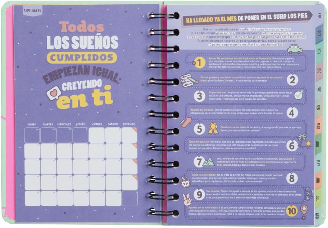 Mr. Wonderful, Teen Planner Small 2023-2024 Weekly Mint, Make it Possible