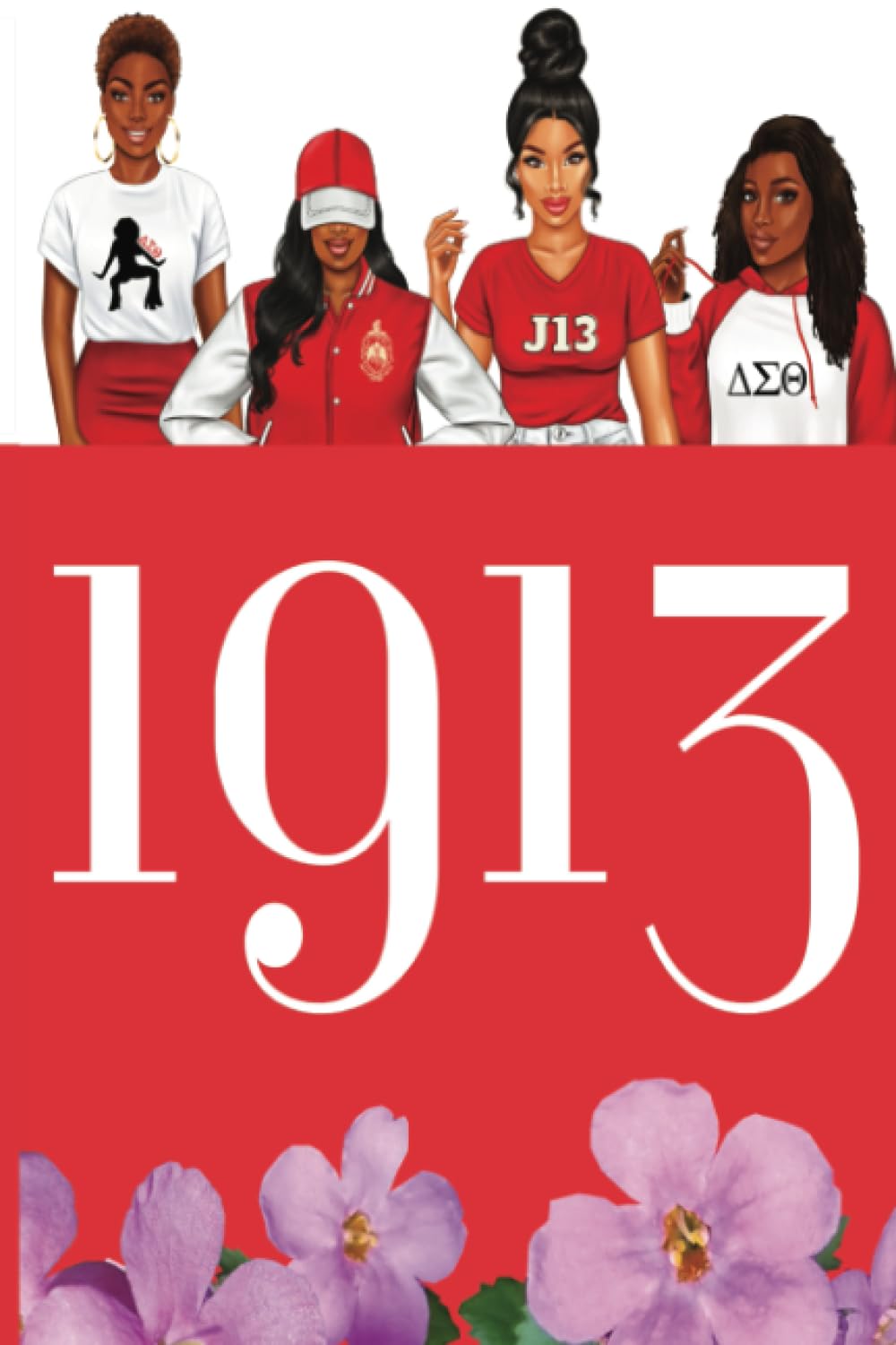 Delta Sigma Theta 1913 Notebook, 100 pages, Sorority Gift, DST Paraphernalia