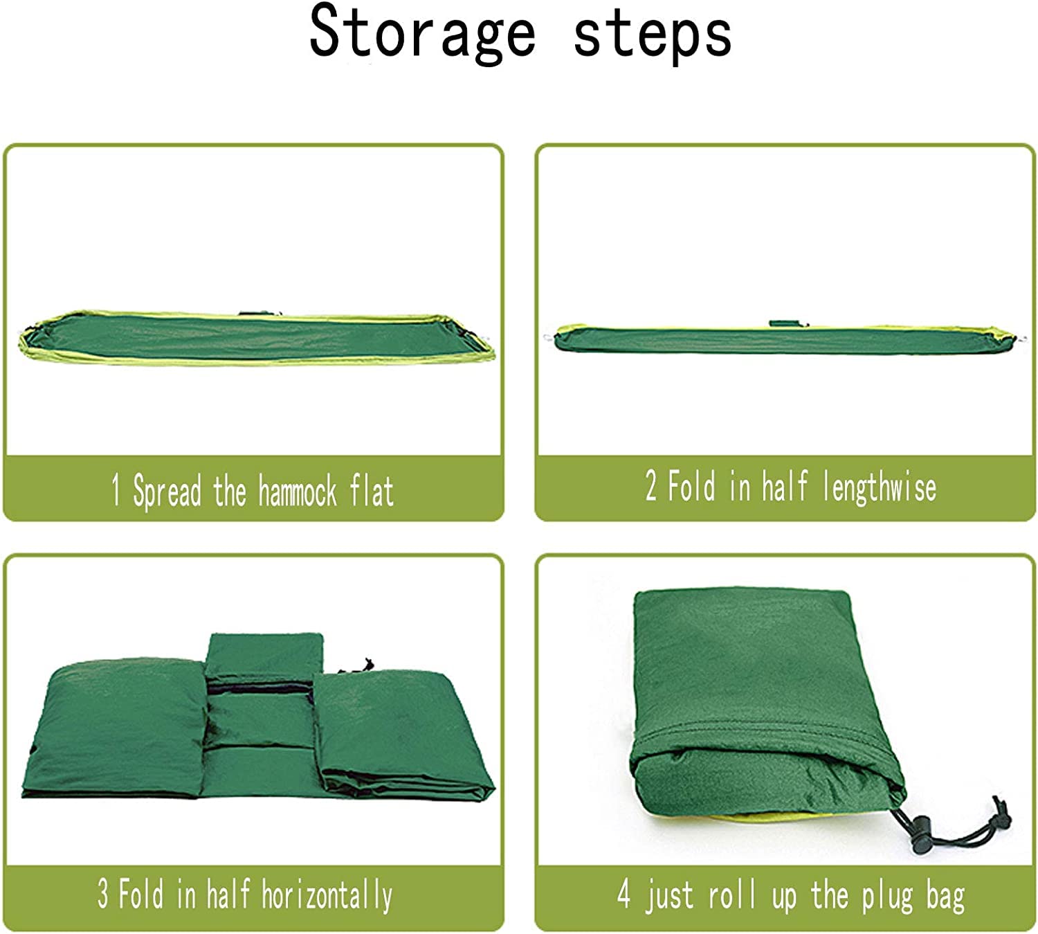 Hamak Ultralekki, Hammock Przenośny Fotel Bujany Hamakowy Lekka Tkanina Nylonowa Łatwy W Montażu Z Paskami Na Lato Camping Travel Garden na Kemping, na Zewnątrz(A-Gray)