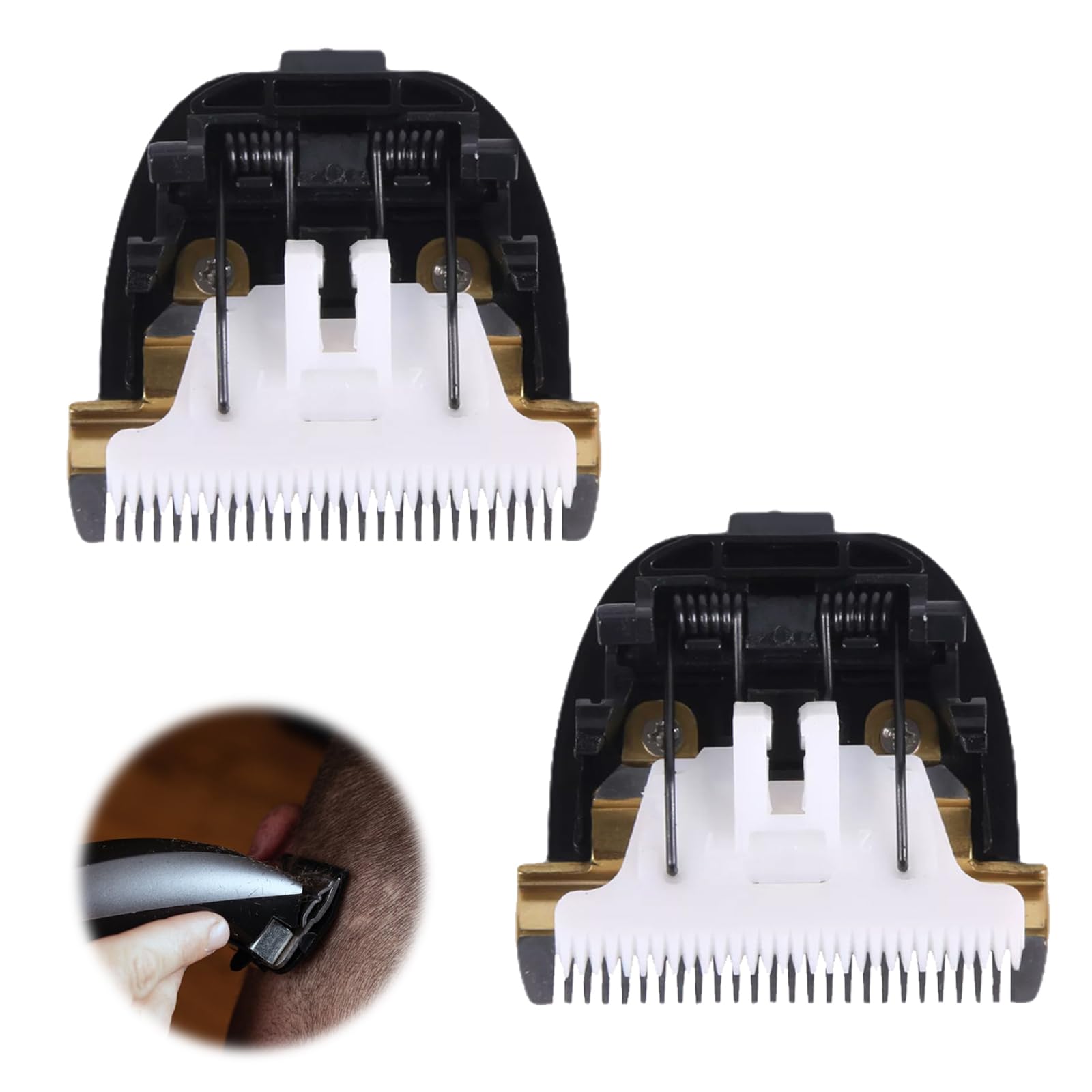 Amazon.co.jp: PAVIKE バリカン 替刃 バリカン ヘッド 2個セット 電気 