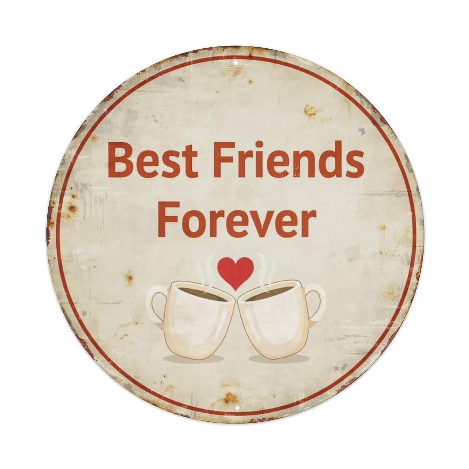 Best Friends Forever (4) - 副本 Metal Tin Sign Plaque