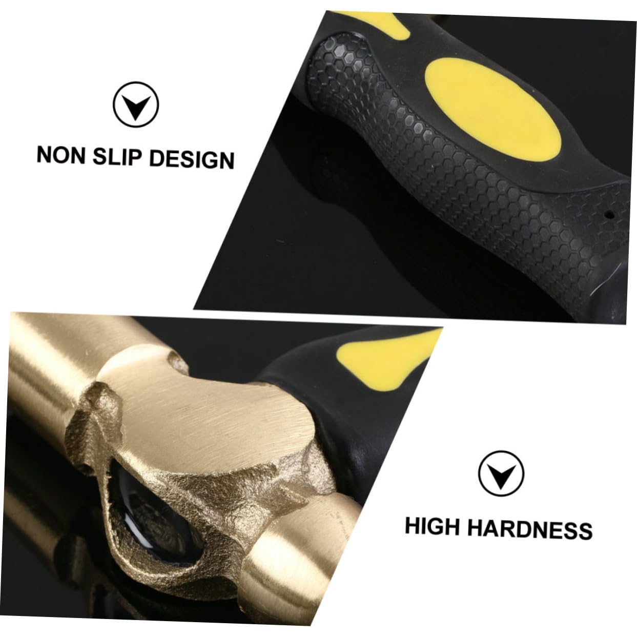 Angoily Martillo De Estampación De Latón De Mango y Agarre Ergonómico Para Bricolaje y Manualidades