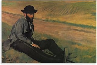 Edgar Degas Eugene Manet Impressionistic Painting Poster Canvas Wall Art Poster Decorative Bedroom Modern Home Print Picture Artworks Posters 12x18inch(30x45cm)