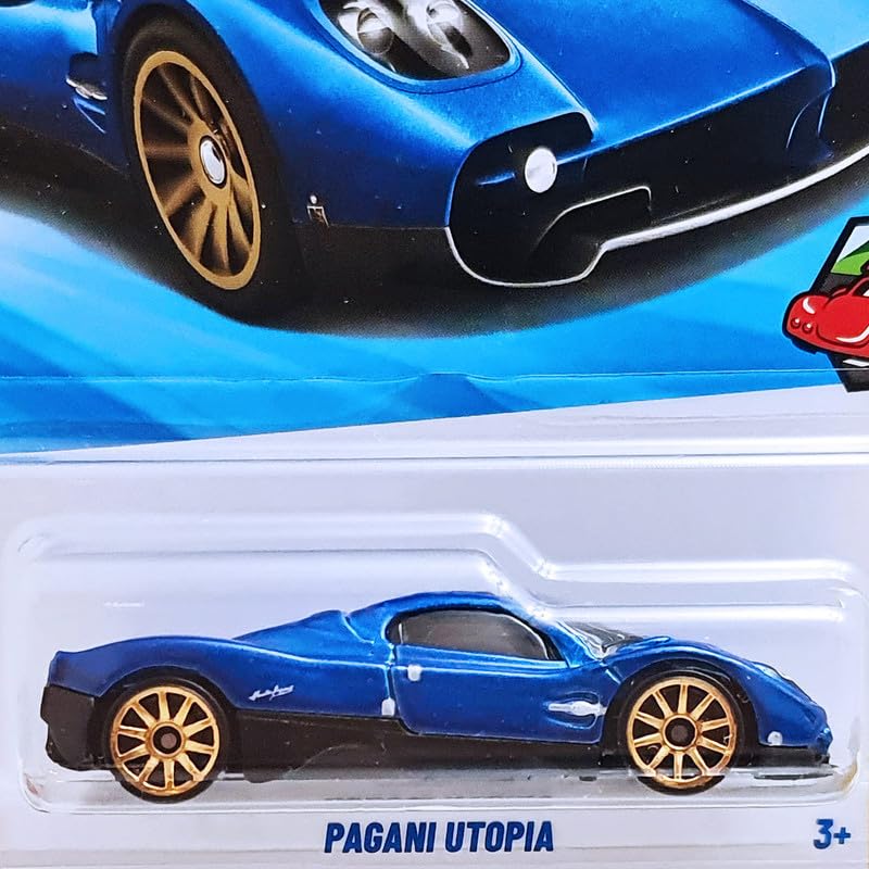 Image of Hot Wheels 2025 Pagani Utopia Peak Pursuit Ages 3 and Up 225 /250 (Blue)