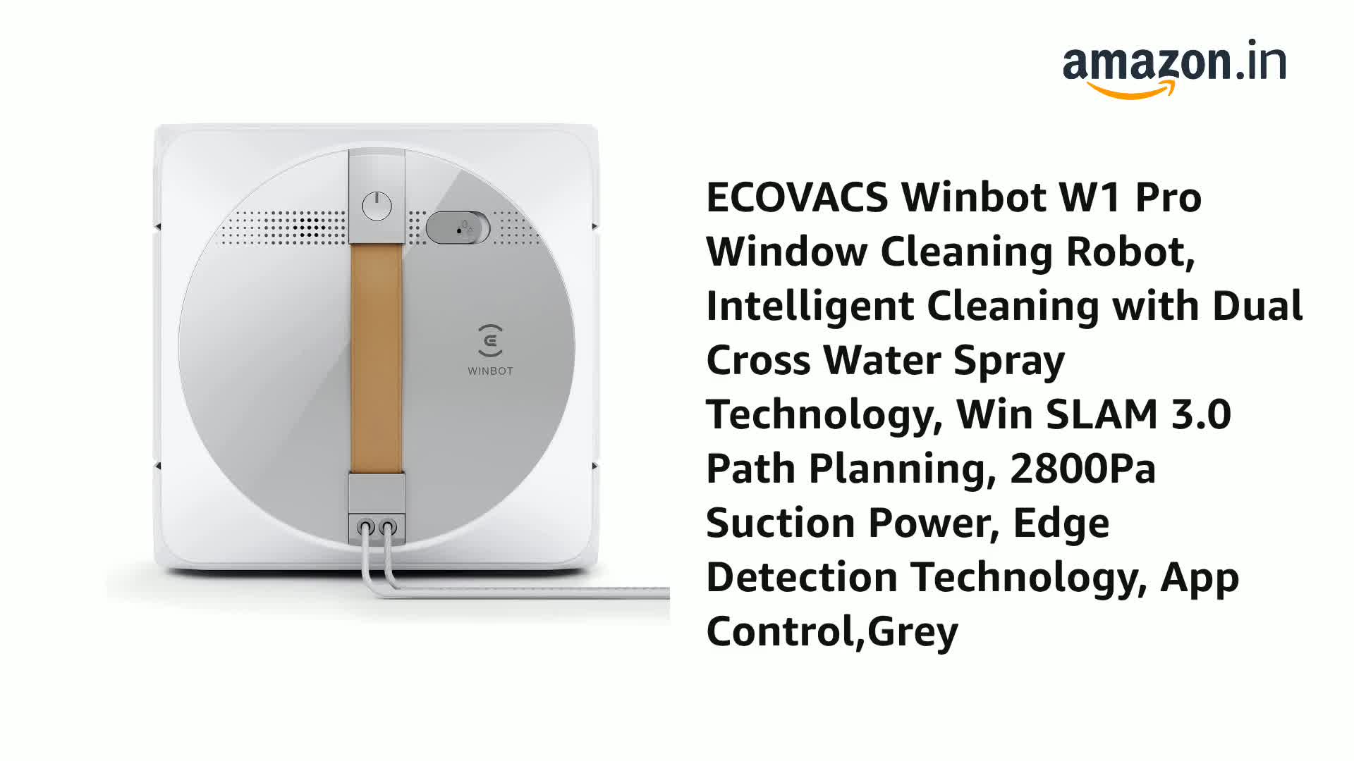 COVACS WINBOT W1 PRO ウィンドウクリーニングロボット ECOVACS Winbot W1 Pro Window Cleaning Robot, Intelligent