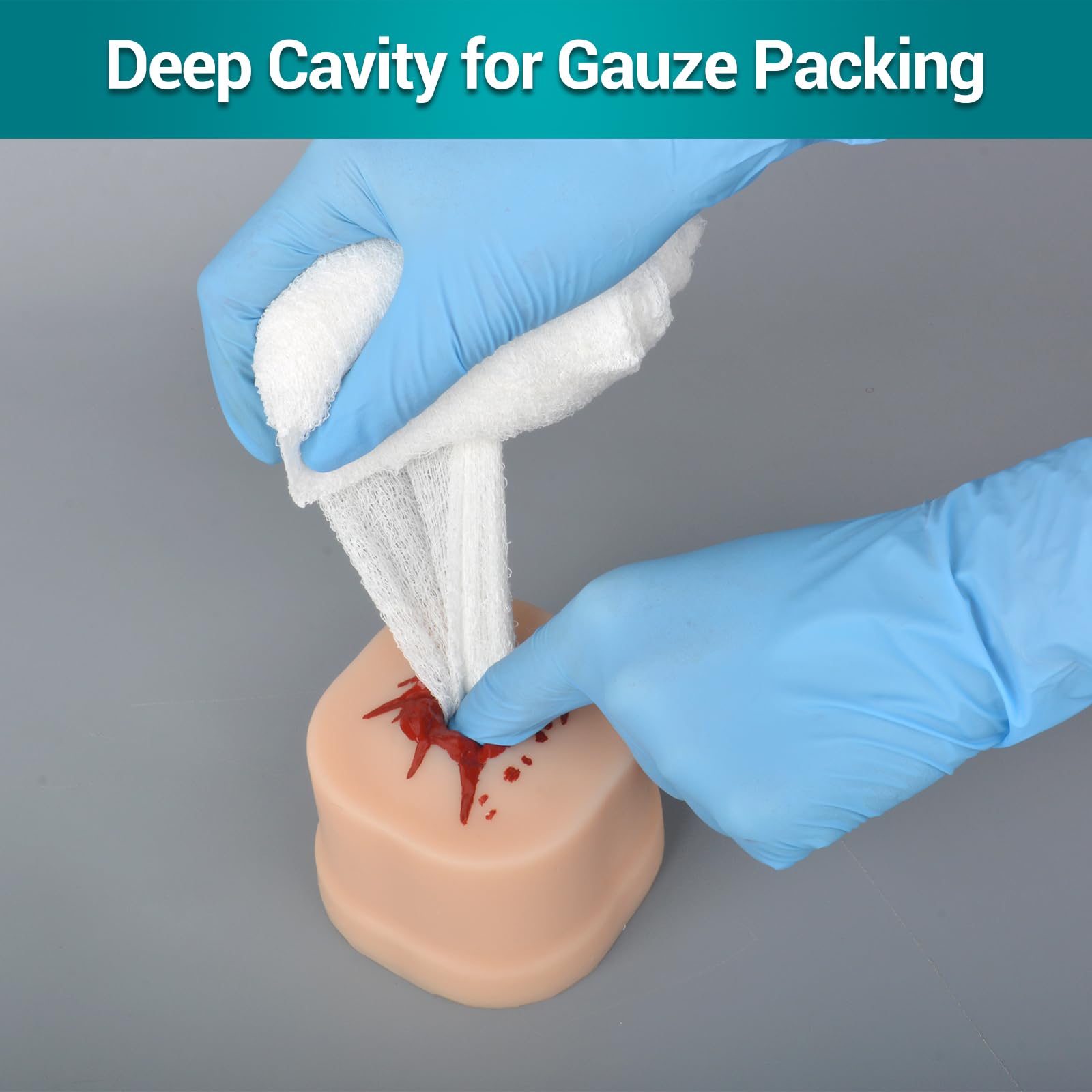 Medarchitect Wound Packing Task Trainer, Bleed Control Tourniquet Trainer, Basic Wound Packing Trainer do edukacji medycznej