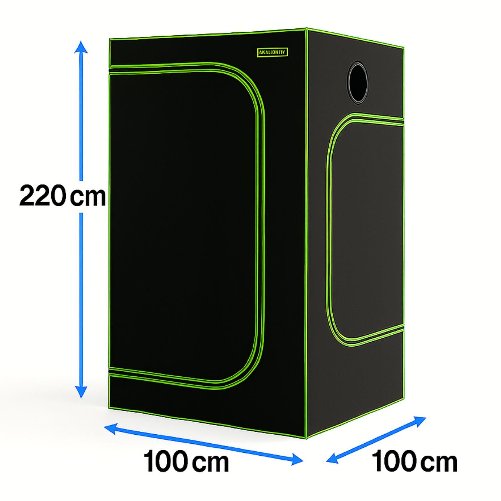 Weedness Growbox do hodowli w pomieszczeniach, namiot hodowlany, szafa do uprawy, namiot do hodowli, namiot do uprawy roślin, domowy box, nieprzepuszczający światła