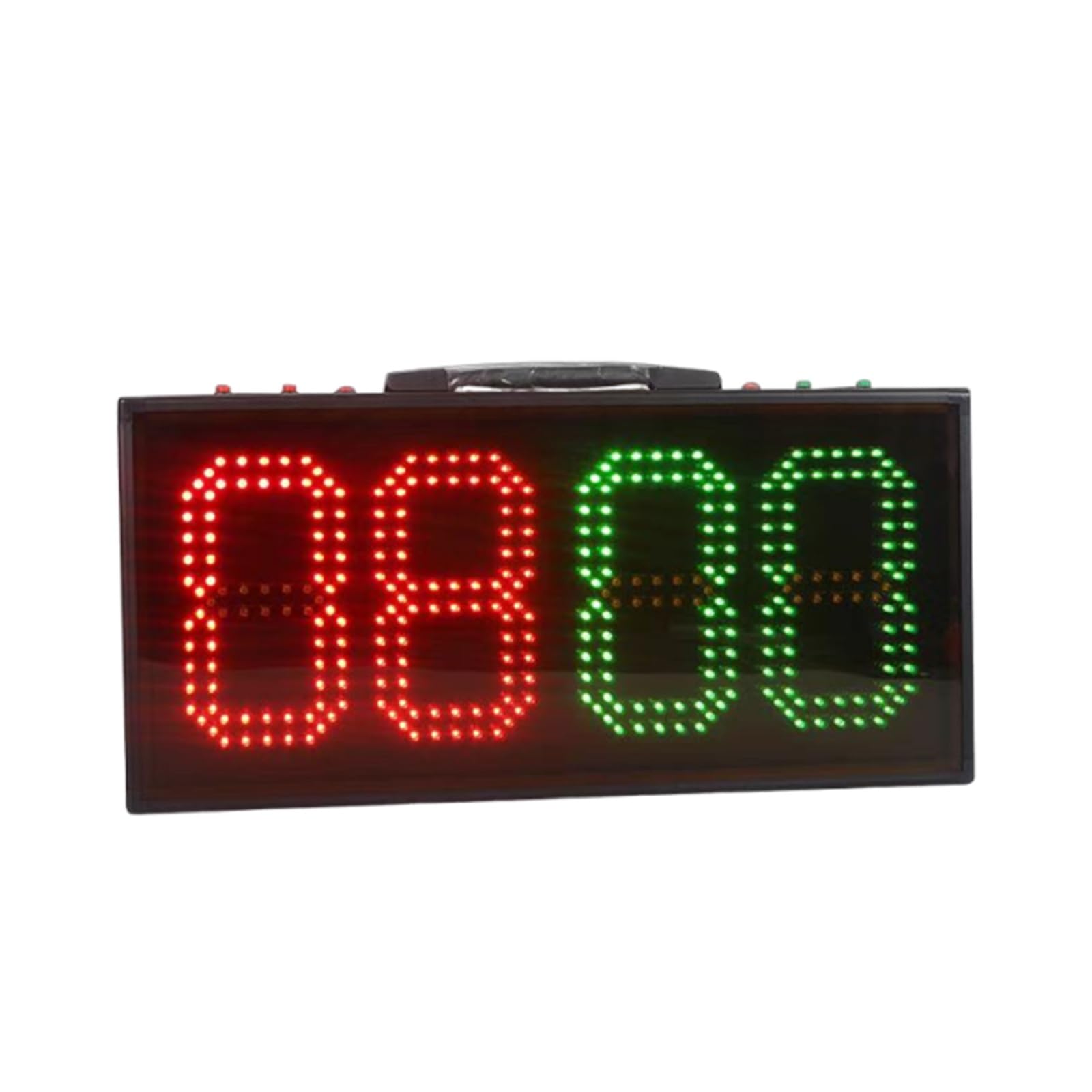 Tabellone segnapunti elettronico a LED per arbitro con batteria ricaricabile, timer per partite su entrambi i lati per eventi sportivi, ideale per allenatori e squadre