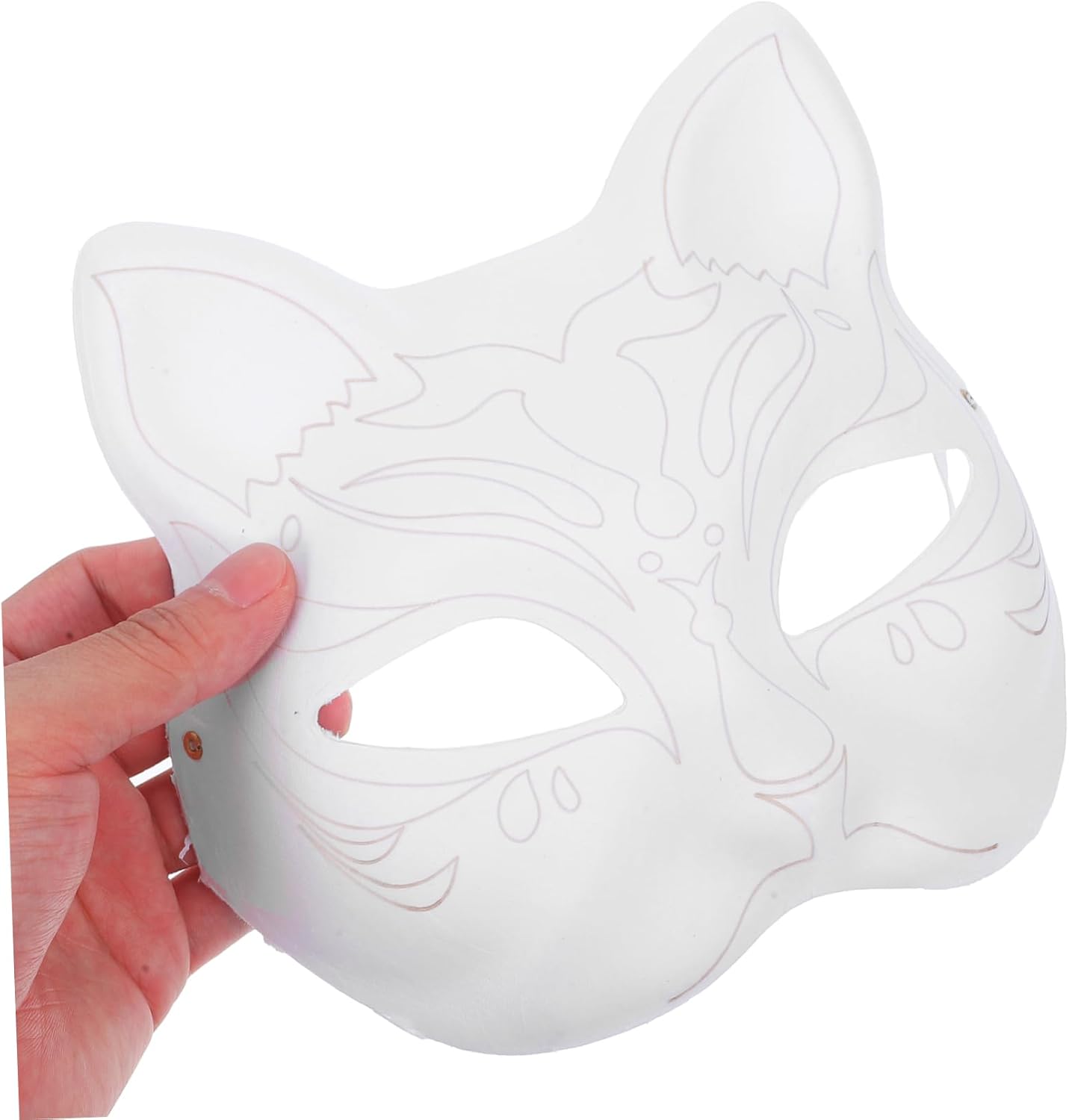 Cat Face Party Masks Halloween DIY Eye Masks for Children