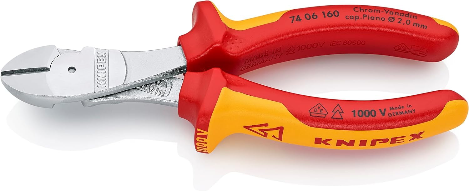 Knipex 74 06 160 VDE High Leverage Diagonal Side Cutter Pliers 160mm