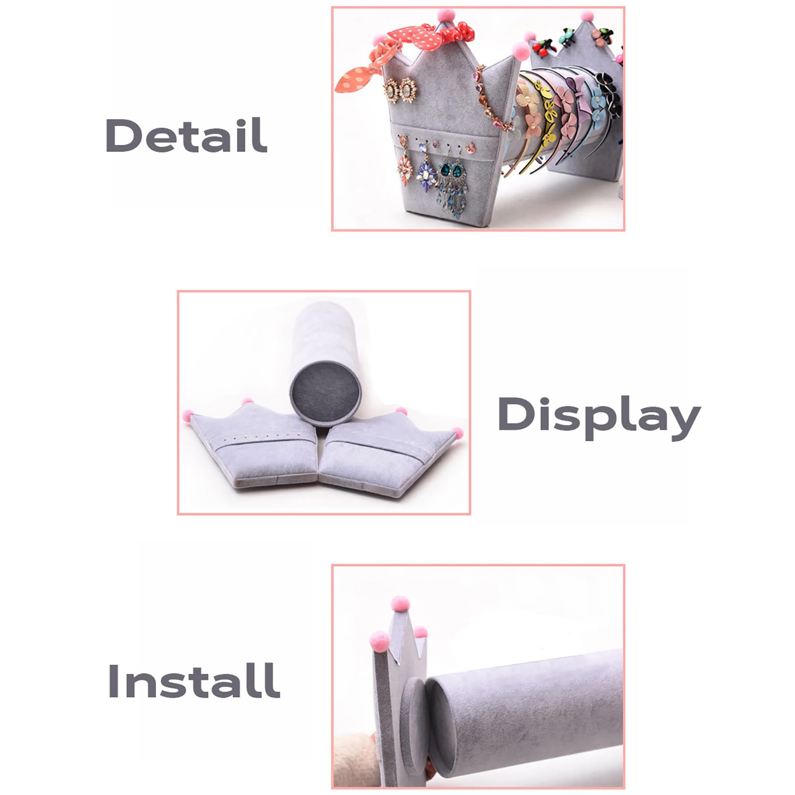 Cinta para el pelo de lino con estilo transparente y resistente, accesorio para el hogar para la decoración del tocador