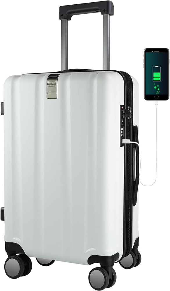 Amazon.com | KROSER Hardside Expandable Carry On Luggage with Amazon.com | KROSER Hardside Expandable Carry On Luggage with