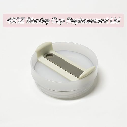 Miniatura 10 de Tapa de vaso de 40 onzas para Stanley, a prueba de derrames, resistentes a salpicaduras, funda de repuesto para accesorio de copa Stanley (paquete