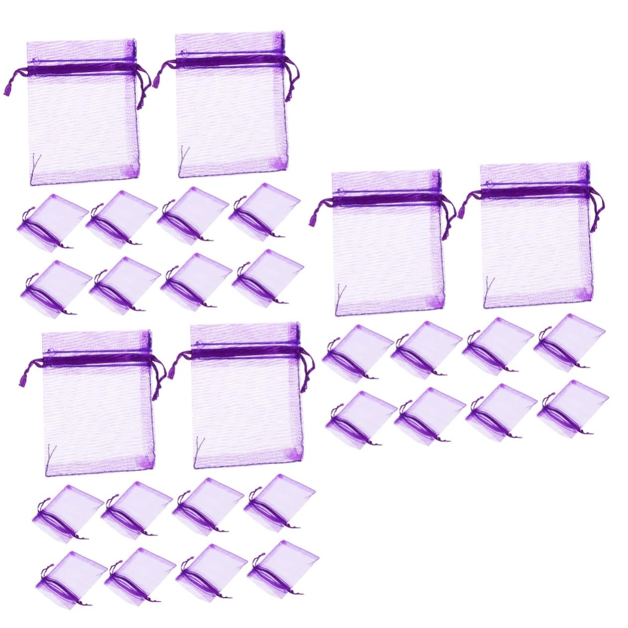 TOPBATHY 300 STK Tasche mit Kordelzug Duftsäckchen Lavendelbeutel für Trockenblumen kleine Netztaschen Leere Duftbeutel Leere lavendelsäckchen Beutel Lavendelsäckchen Lavendelsäckchen