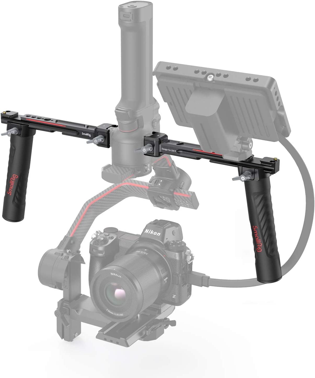 SMALLRIG RS4 RS4 Pro RS3 RS3 Pro RS2 RSC2 Dual Handgrip, Doppelhandgriff für DJI RS 5/RS 2/RSC 2/RS 3/RS 3 Pro - 3027