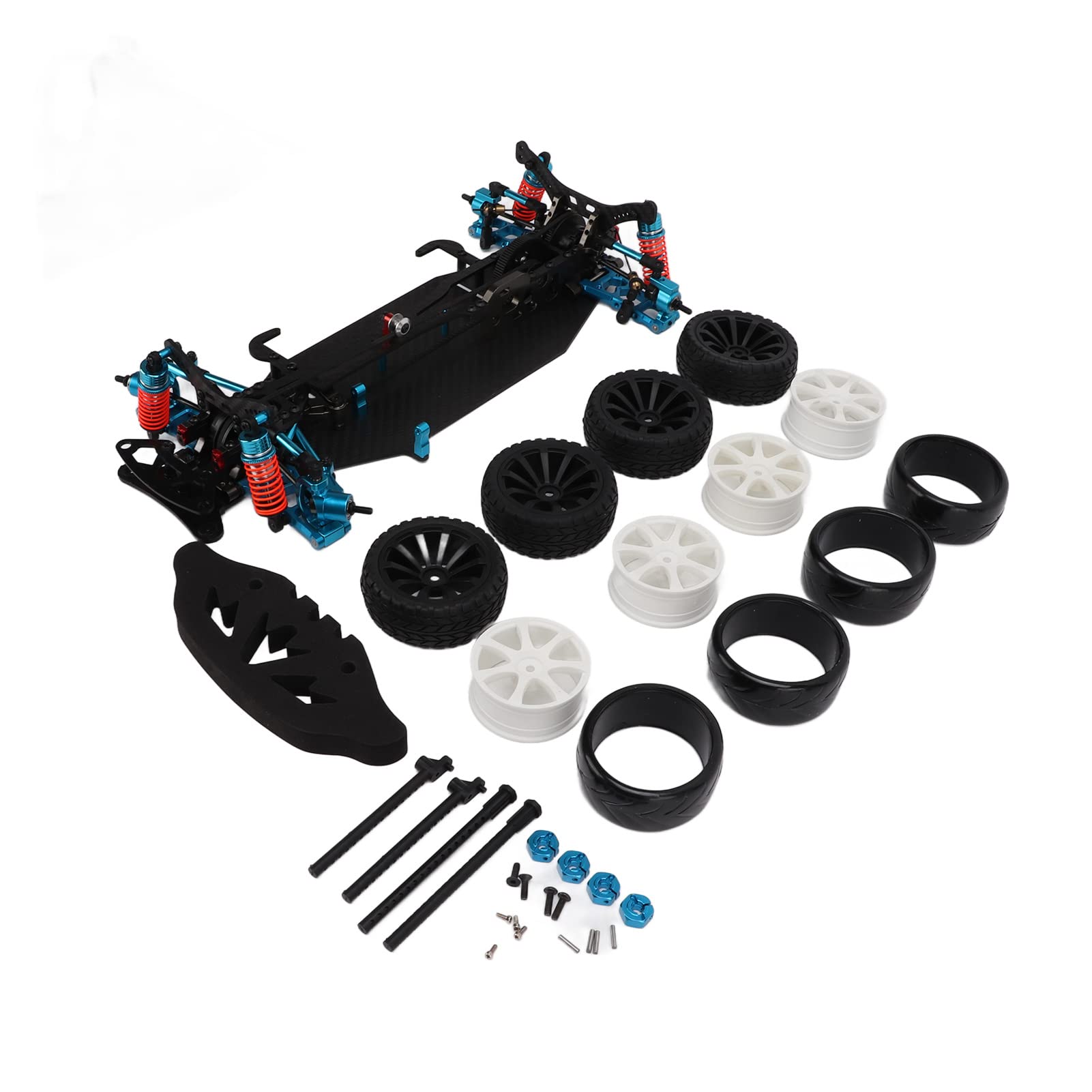 Kit Distanziatori In Carbonio RC Hop Ups Per Telaio 1/10 – 70mm (4 Pezzi) – Nuovo - Foto 2