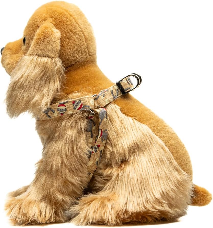 Sock Monkeey Step-in-Harness It Should be All Fun and Games… Because There’s no Business Like Monkey Business! (L 22” to 30” x 1”, Sock Monkey)